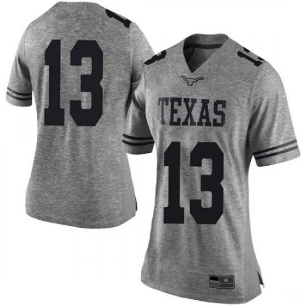 Women's University of Texas #13 Jase Febres Gray Limited Jersey